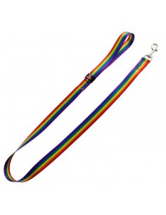 Correa para perro nylon arco iris