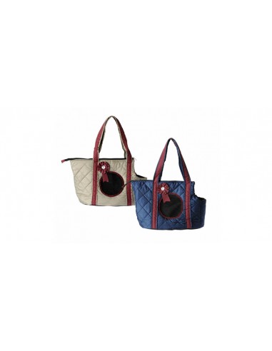 Bolso para transporte de perros loneta acolchada