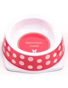 Comedero para perros en melamina decorada