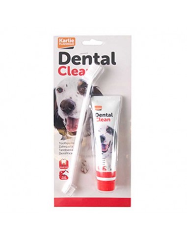 Accesorios para perros - cepillo de dientes + pasta dentífrica