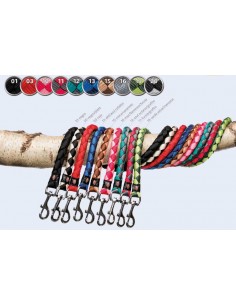 Correa para perro 3 posiciones nylon trenzado