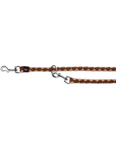 Correa para perro 3 posiciones nylon trenzado