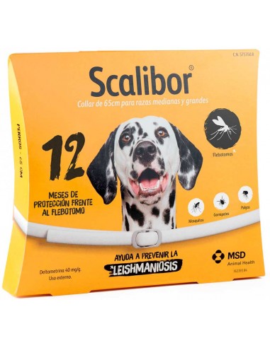 Collares antiparasitarios para perros Scalibor