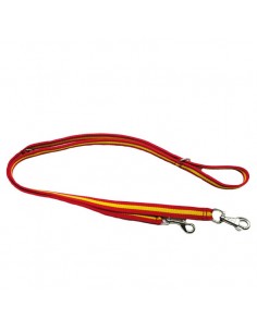 Correa para perro 3 posiciones nylon bandera de España