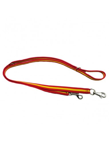 Correa para perro 3 posiciones nylon bandera de España