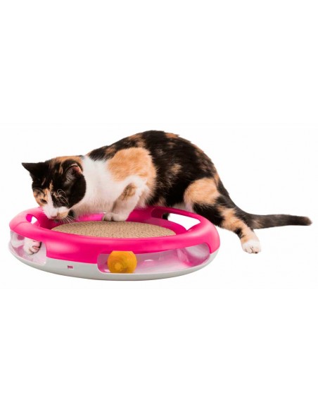 Juguete de bolas para gato con rascador de Trixie