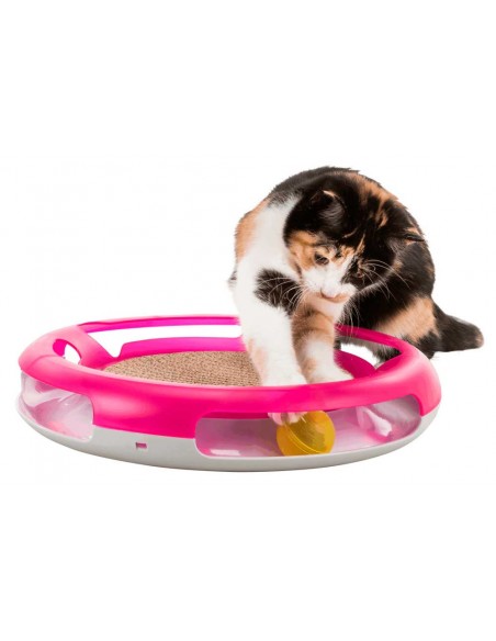 Juguete de bolas para gato con rascador de Trixie