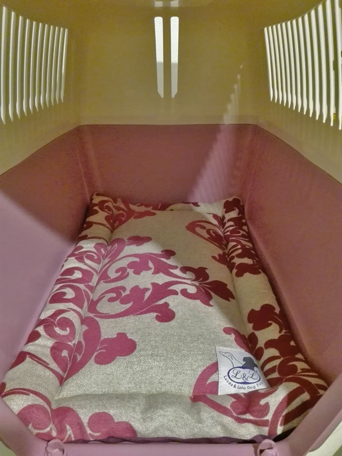 cama fina para transportines de perros
