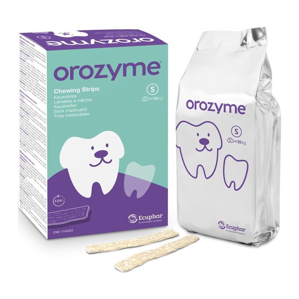 tiras-dentales-perro-orozyme Orozyme tiras dentífricas enzimáticas para perros - Imagen 1