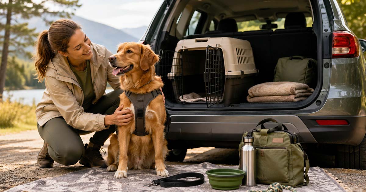 viajar con perro transportin seguridad calma