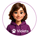 Violeta, asistente de Lucas & Lola