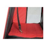 Bolso transporte de perro en poliéster rojo - Imagen 3