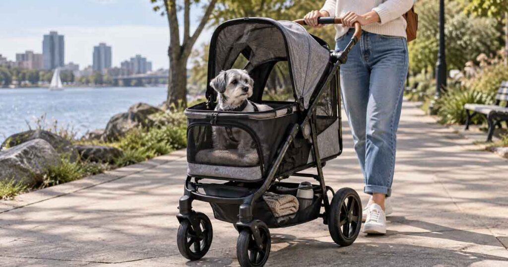 Cochecito para perro