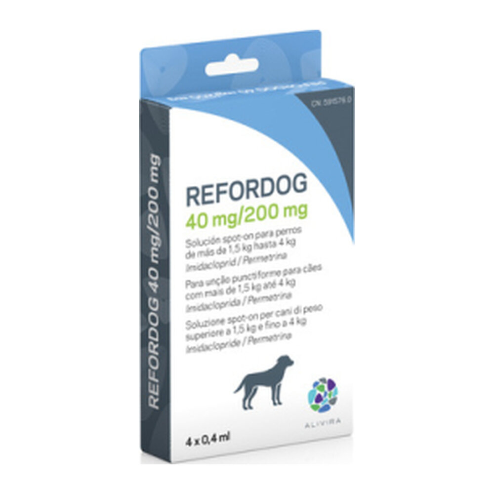 refordog-40mg-200mg Antiparasitario en pipetas spot-on REFORDOG - Imagen 1