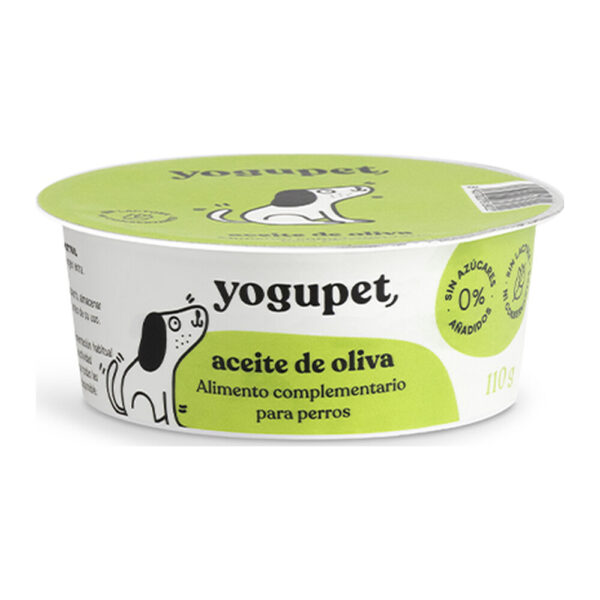 Yogur para perro con aceite de oliva