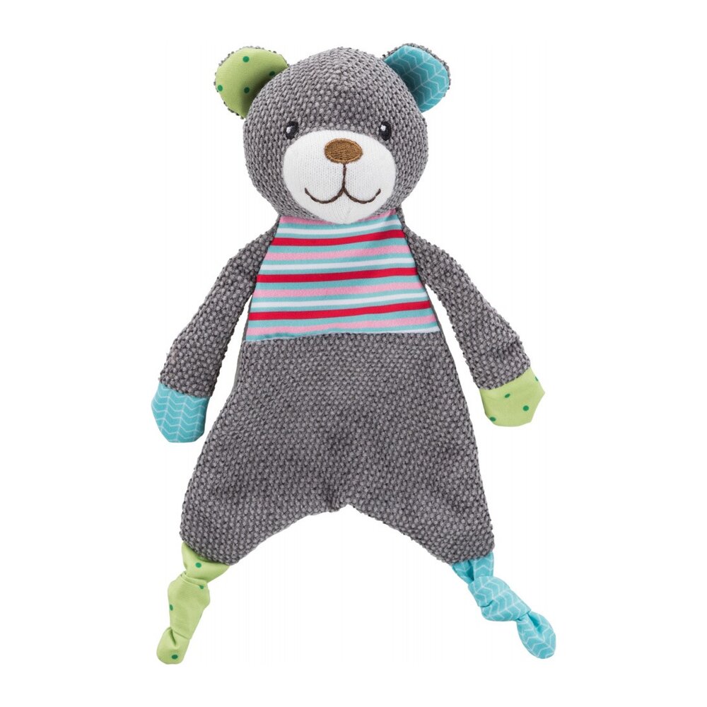 Juguete para perro, peluche oso papel crunch