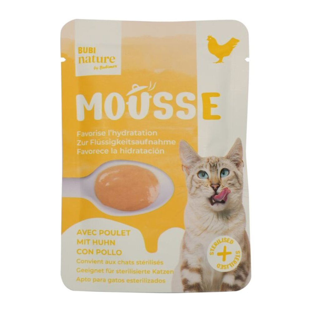 Mousse Bubi Nature de pollo