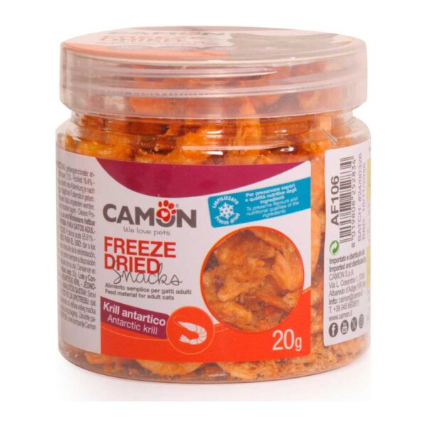 Snack para gato krill liofilizado