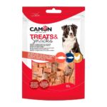 Snack para perro cubitos de salmón