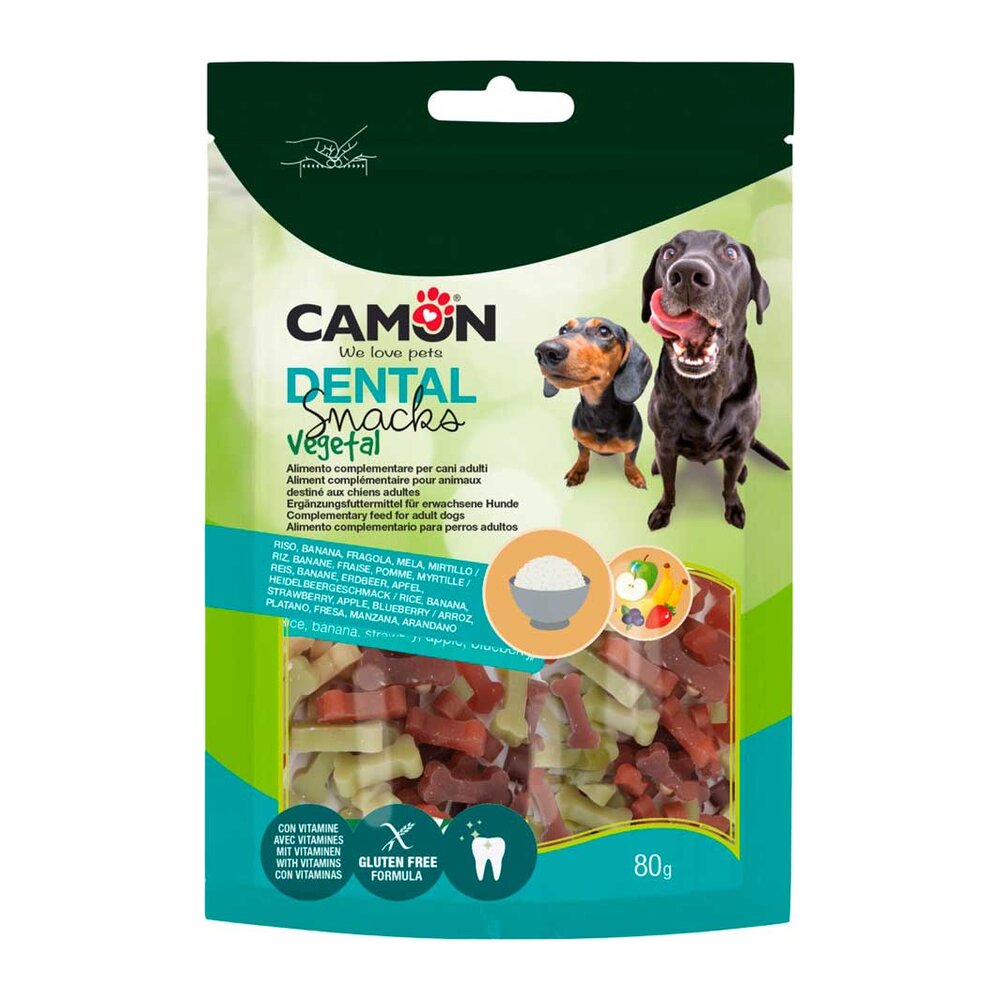 Image 21823 Snack vegano para perro huesos de arroz - Imagen 1
