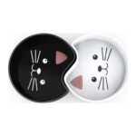 Comedero cerámico doble para gato de Bubimex