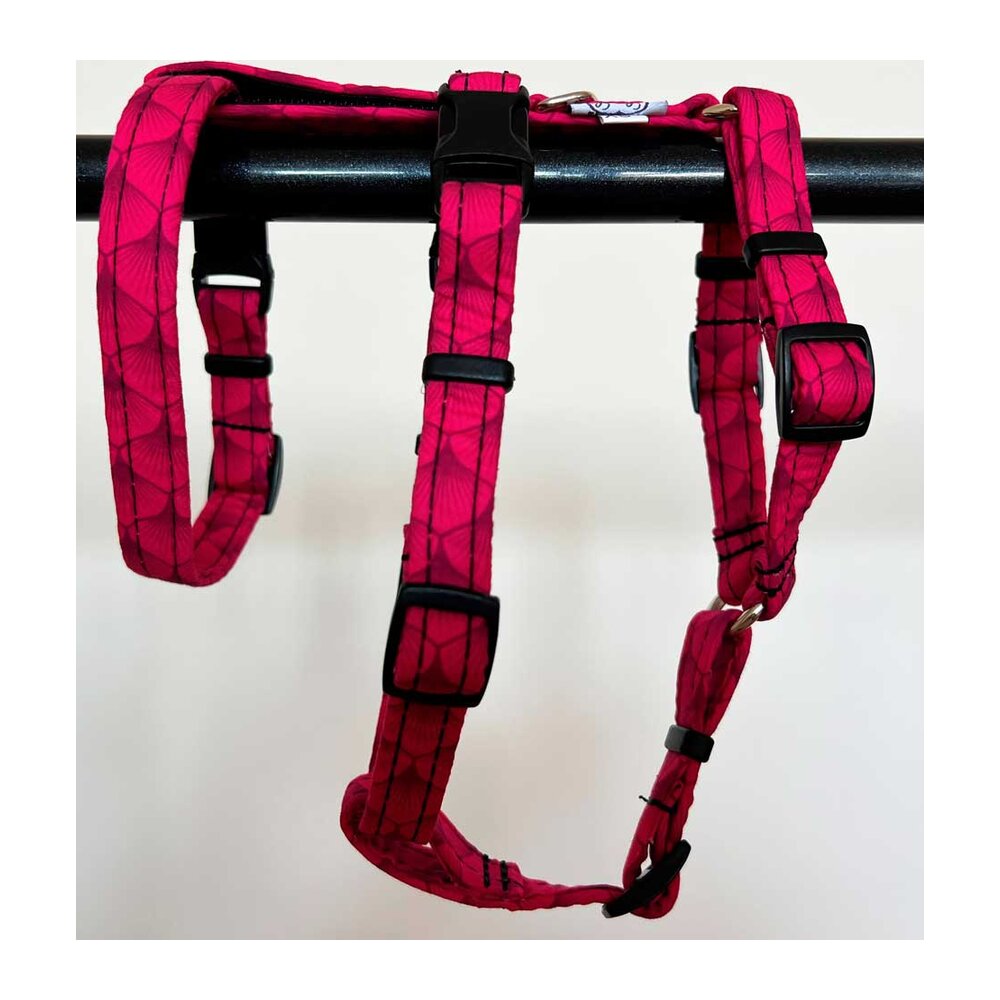 Image 22048 Arnés antiescape especial para piccolos geometría fucsia - Imagen 1