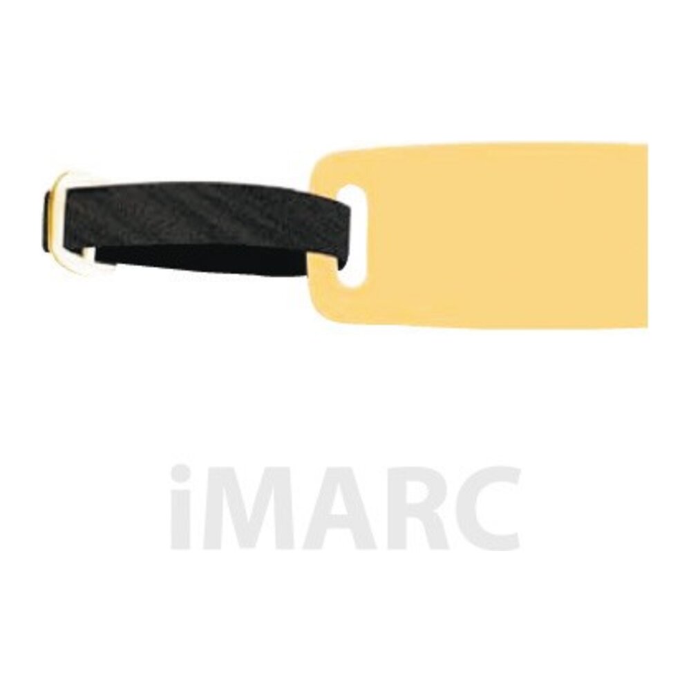Cinta de cuero para placa identificativa de maletas 