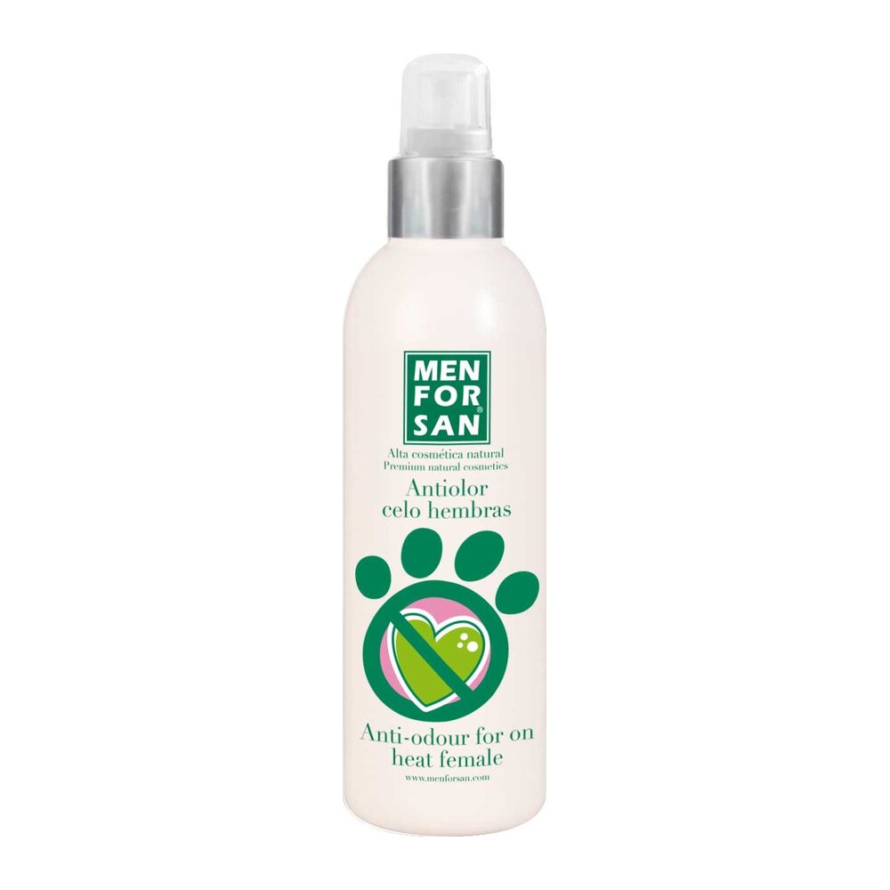 Spray para evitar el olor de las perras en celo de MENFORSAN