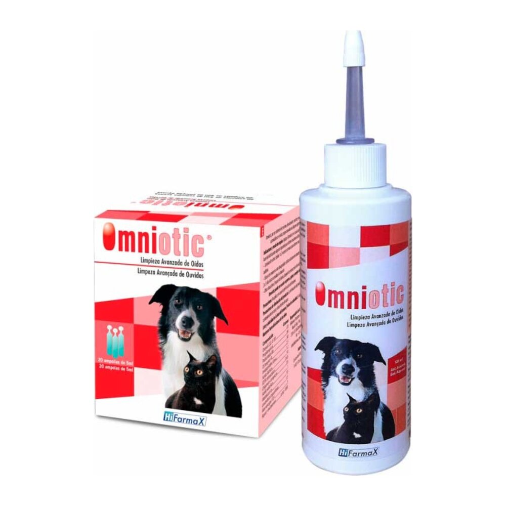 OMNIOTIC limpiador del canal auditivo del perro y gato